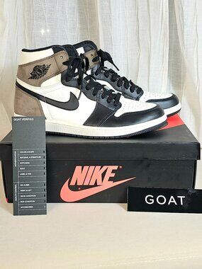 Nike Air Jordan 1 Retro High OG Black White Mocha Size 11 GOAT Verified New In B